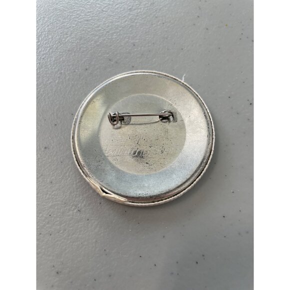 Vintage What You See Is What You Get Pinback Button White Maroon Collectible - Picture 3 of 5